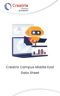 Creatrix Campus Middle East Datasheet