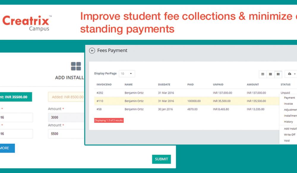 Student fee collections